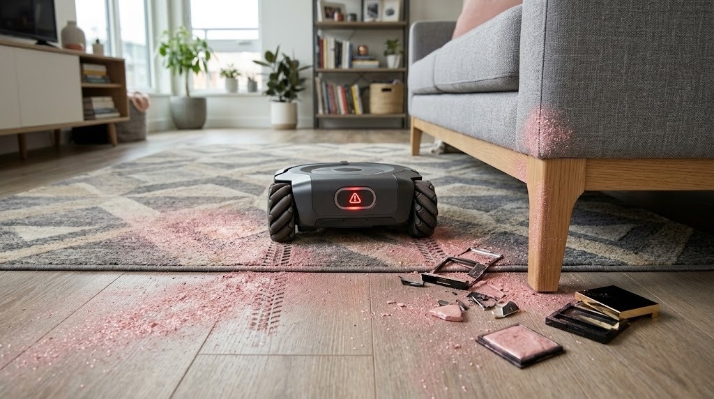 Хайлайтер разбросан по всему полу