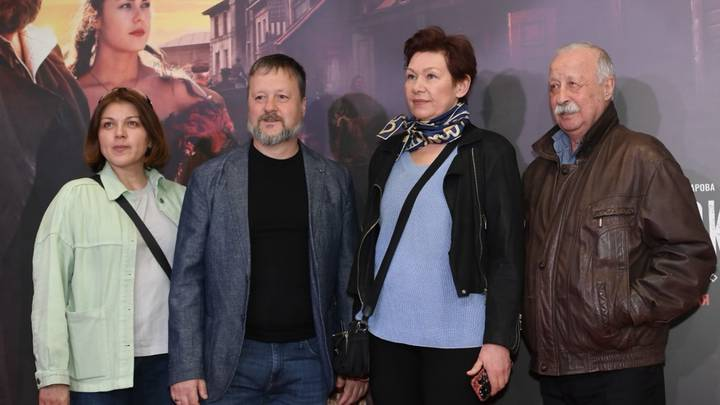 Леонид Якубович с женой Мариной и сыном Артемом