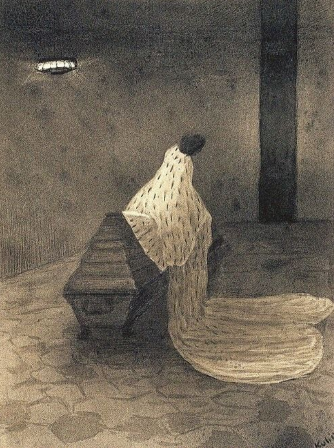 Альфред Кубин. Памяти моей невесты, умершей в 1903. 1903