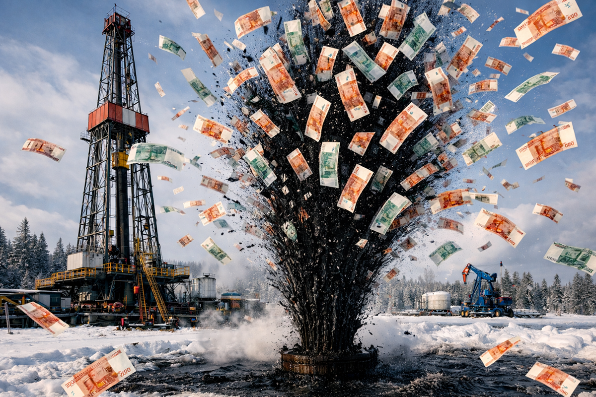    Нефтянка снова превратилась в золотую жилу для экономики. Фото: нейросеть