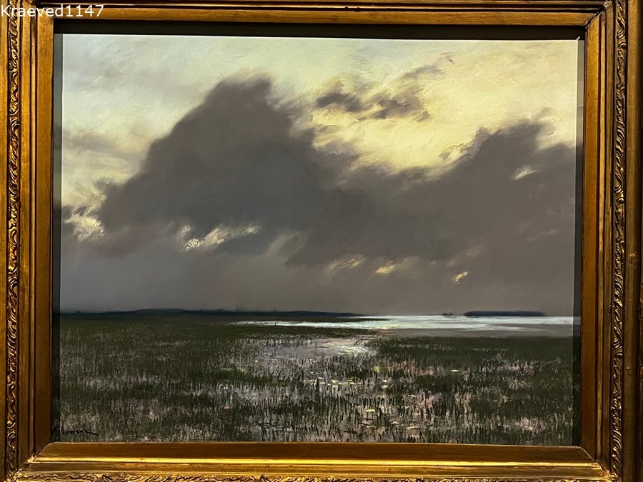 Исаак Левитан. "Разлив". 1895. Пастель. ГТГ.