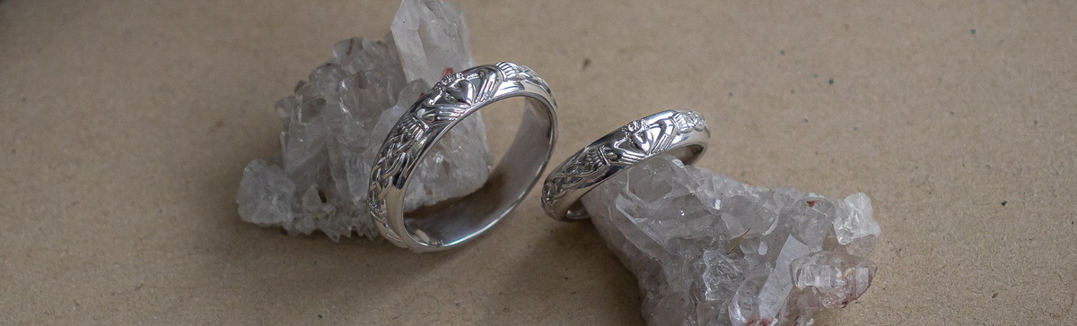 Кладдахские обручальные кольца из серебра или золота
