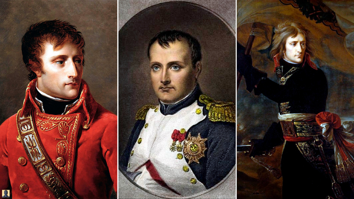 Еаполеон в молодости. Портреты разных художников