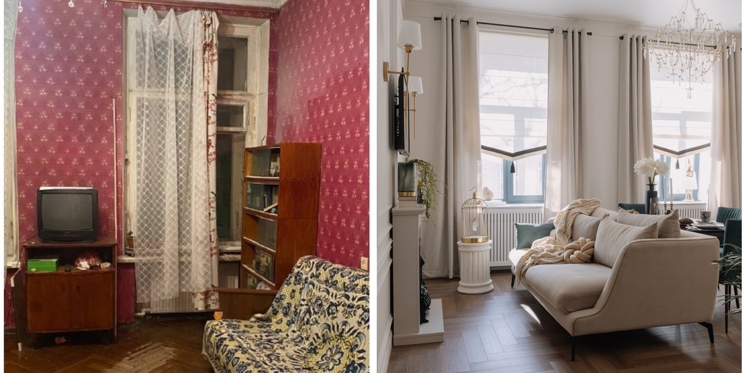 Было – стало: удивительное преображение квартиры в центре Петербурга