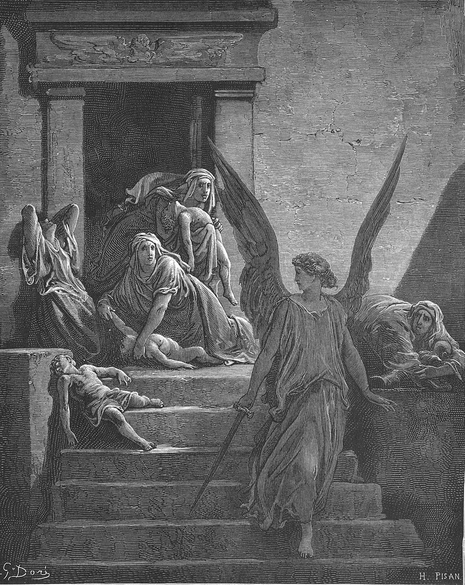«Десятая казнь», иллюстрация Густава Доре для «Библии»