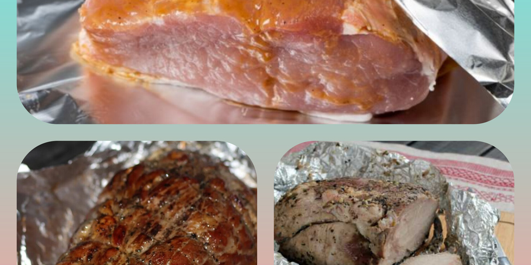 Свинина в медово-соевом маринаде, запеченная фольге в духовке.