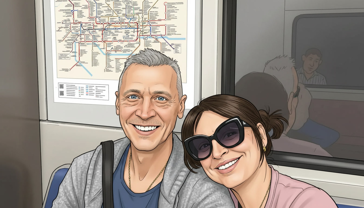 Можно и в метро познакомиться.