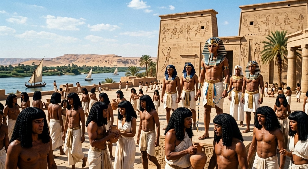 Парики и клафты Древнего Египта