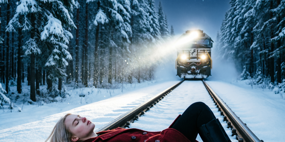 Она лежала на ледяных рельсах и мысленно прощалась с жизнью. Но из чащи вышел тот, кто привык спасать без лишних слов