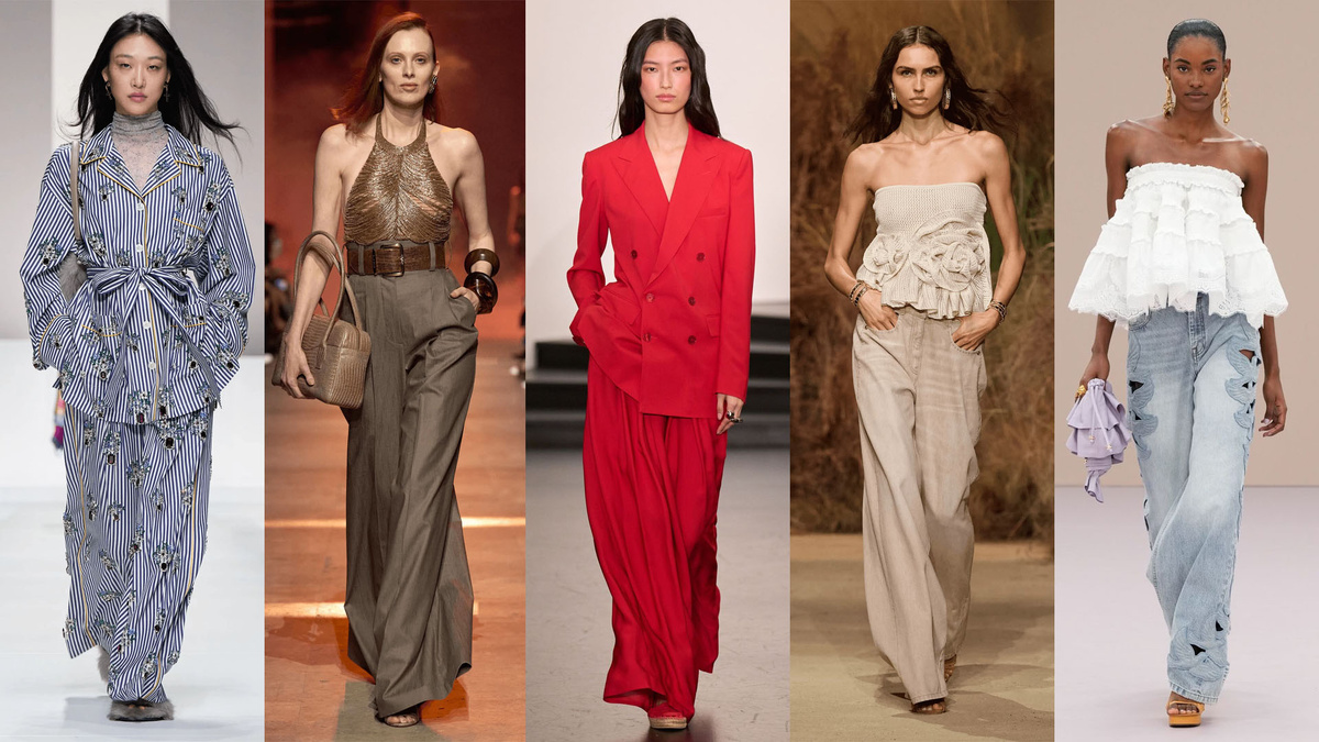 БРЮКИ ПАЛАЦЦО весна лето 2026