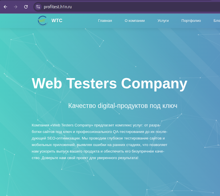 тестирование ПО и сайтов https://profitest.h1n.ru