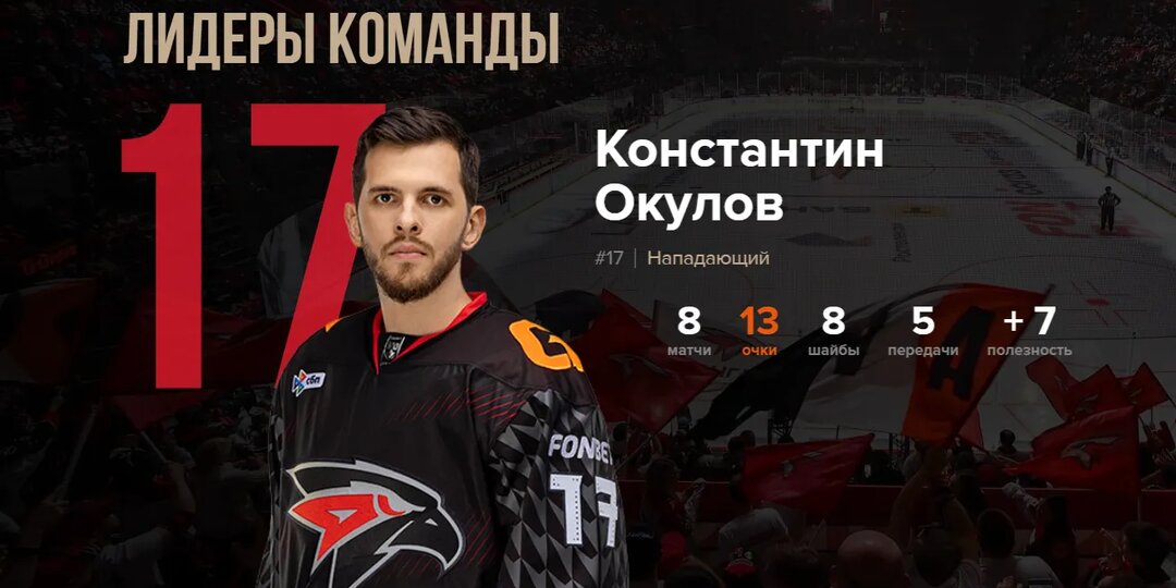 Победный гол в ворота ЦСКА стал для хоккеиста «Авангарда» юбилейным в КХЛ