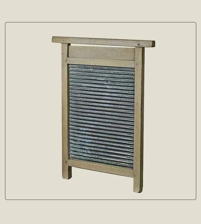 Стиральные доски — это приспособления для ручной стирки, которые использовались до появления стиральных машин. Они состоят из деревянного каркаса и ребристой поверхности, которая помогает отстирать загрязнения