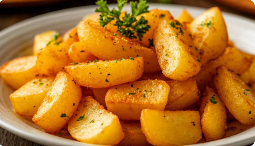 Зачем перед жаркой ошпаривают картошку кипятком? Хитрость про которую знают только профи...