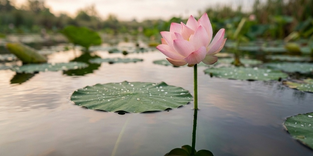 Зачем в Цигун представлять цветок лотоса: образ, который меняет практику