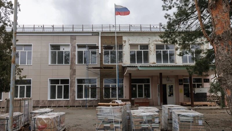    Фасад школы №5 Фото: Дмитрий Ахмадуллин / / ИА «Победа26»
