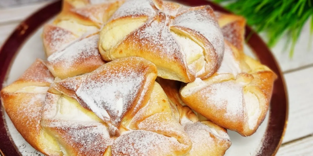 Выпечка без замешивания теста - Венгерские ватрушки с творогом