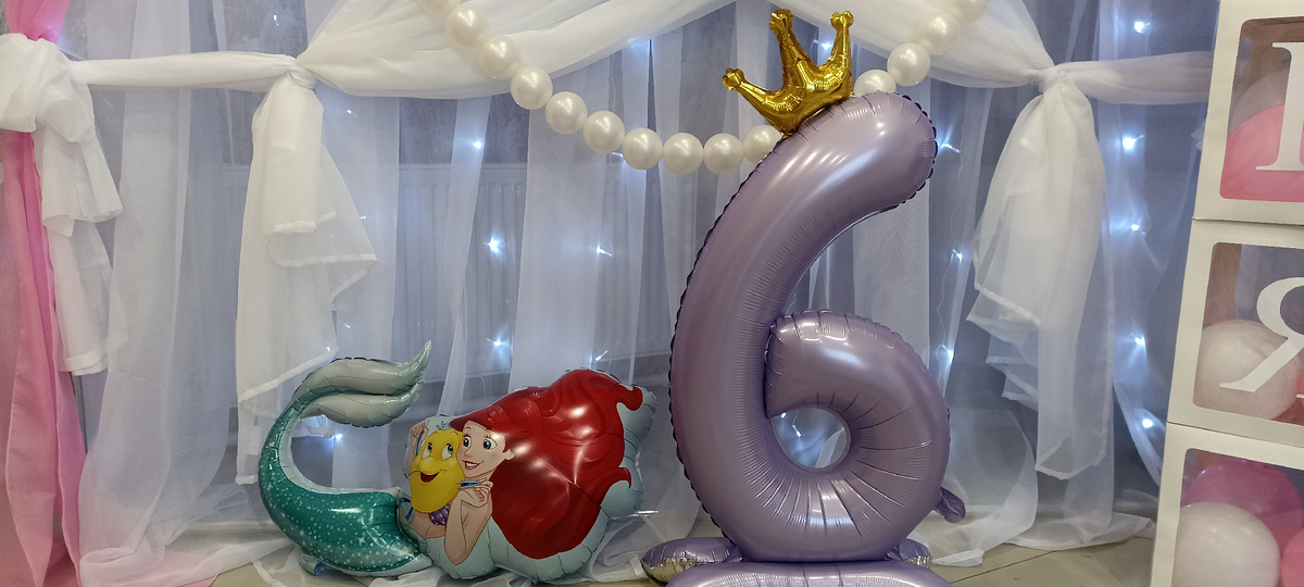 Оформление в стиле мультфильма Русалочка