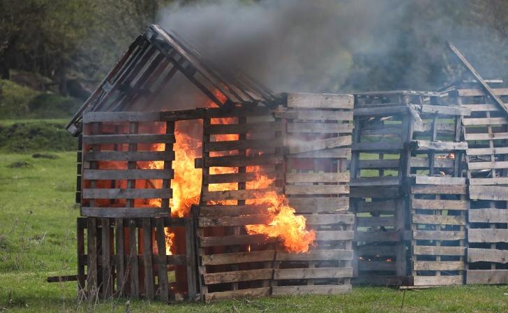В Курской области за неделю на пожарах погибли два человека