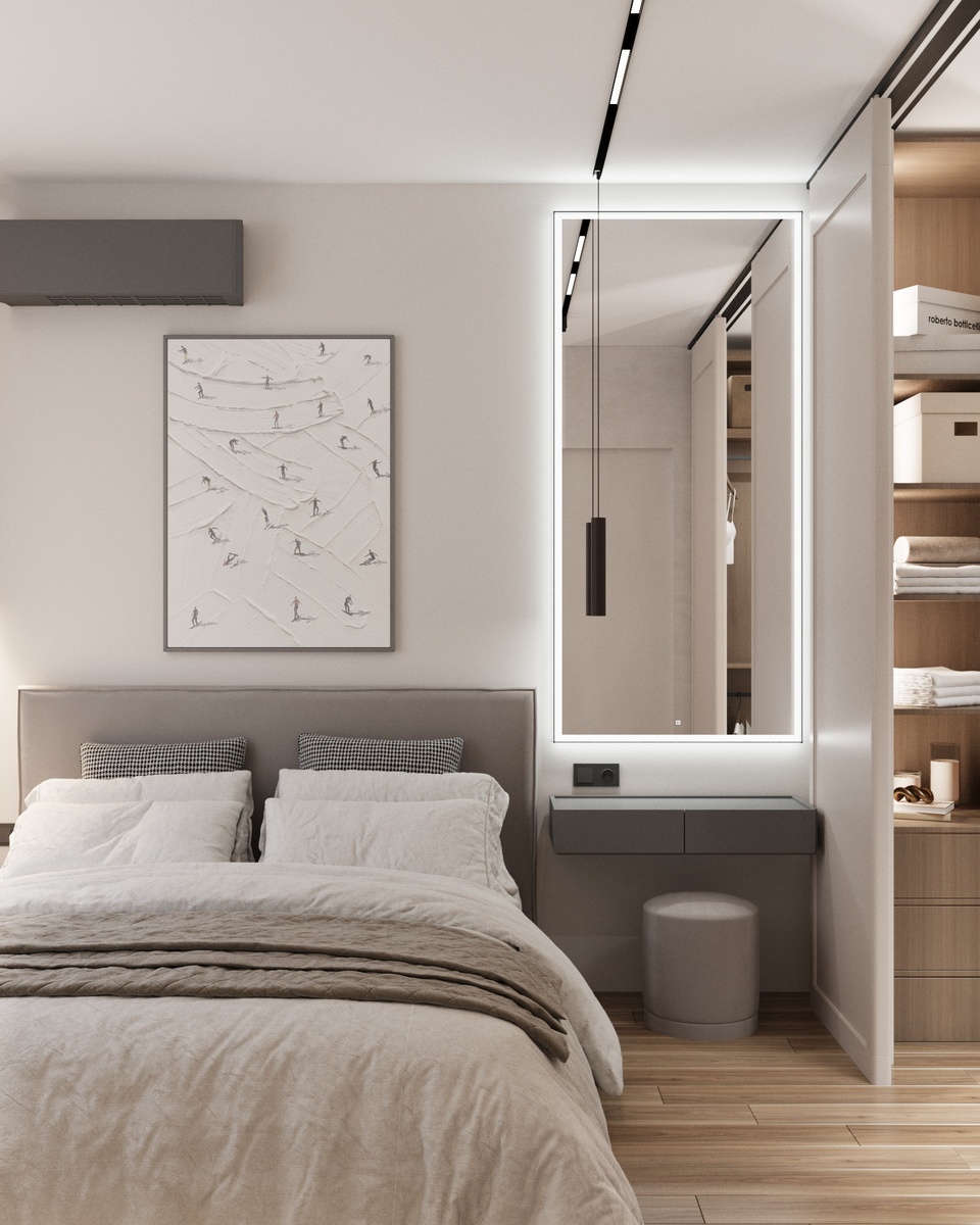 Визуализация спальни