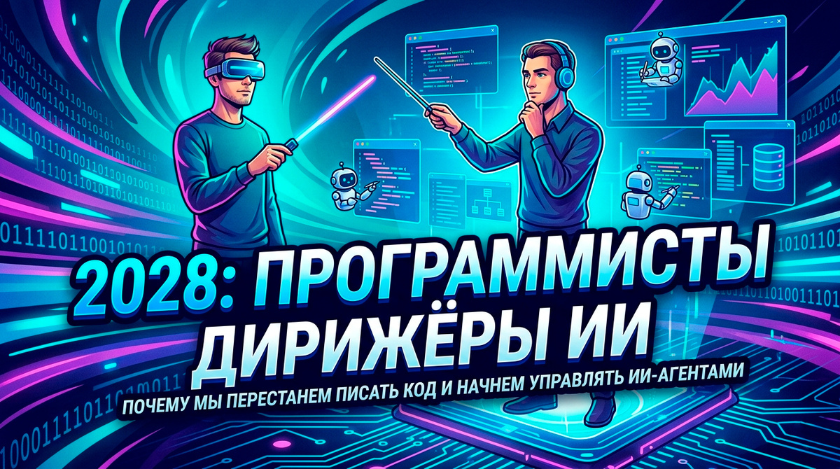 Прощай, кодинг? Почему к 2028 году разработчики станут «дирижерами» ИИ-агентов