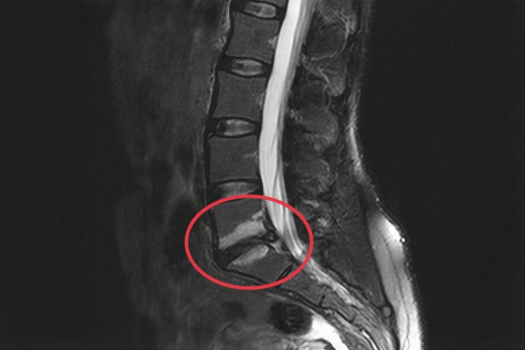 Изменения Модик l типа на снимке МРТ