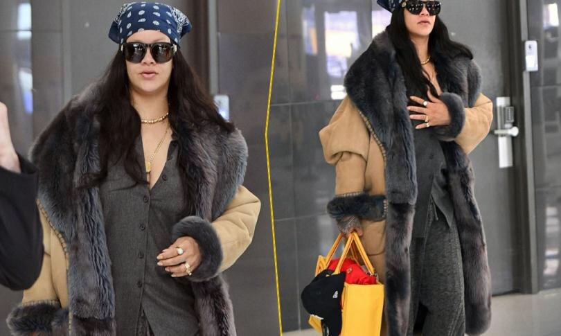    Источник: Backgird | Рианна появилась в Нью-Йорке после тревожного инцидента у её дома