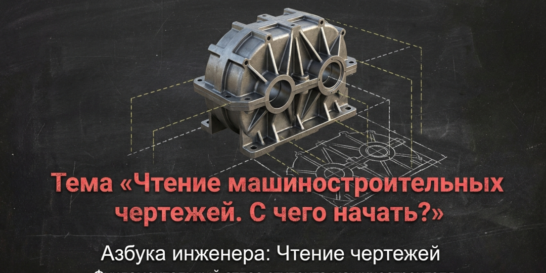 Чтение машиностроительных чертежей: От «китайской грамоты» до языка инженера за один присест!