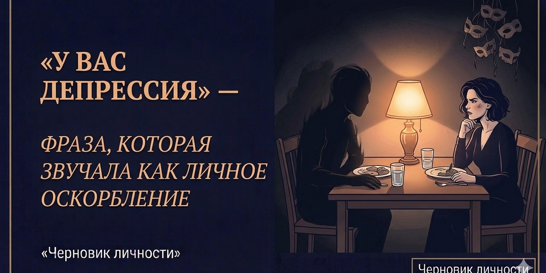 «У вас депрессия» - фраза, которая звучала как личное оскорбление