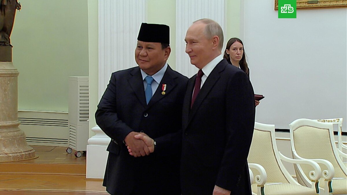    Путин встретился с президентом Индонезии в Кремле