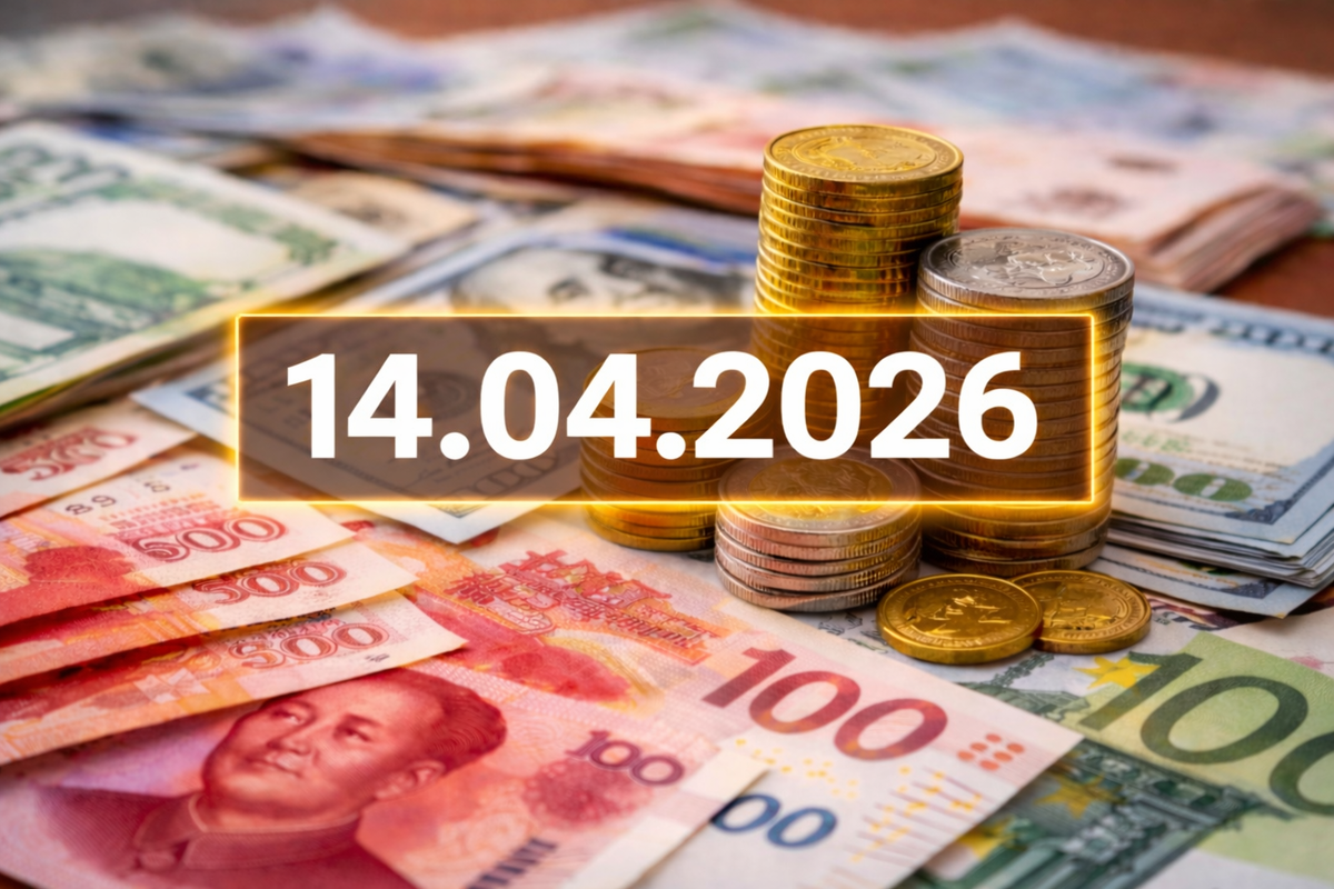    ЦБ установил курс валют на 14 апреля: доллар, евро и юань. Фото: нейросеть