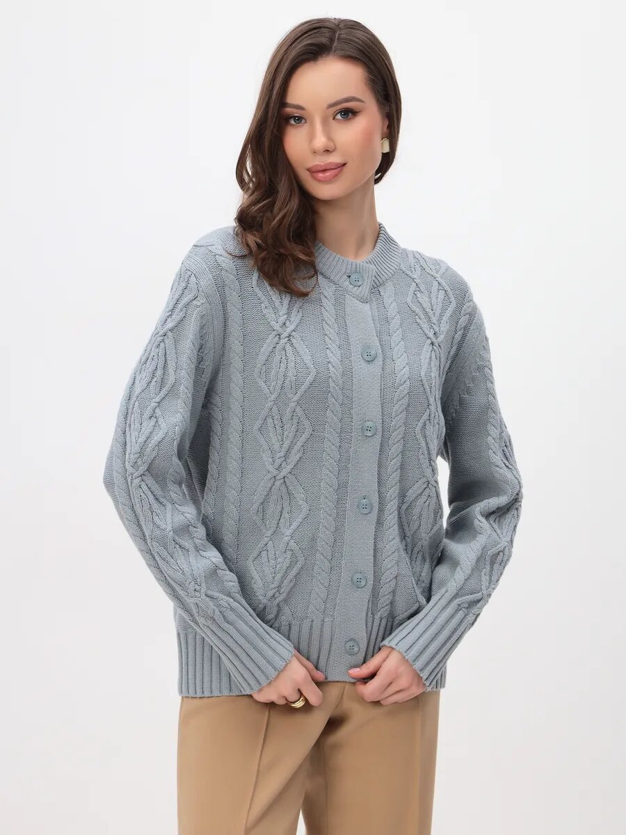 Жакет вязанный женский