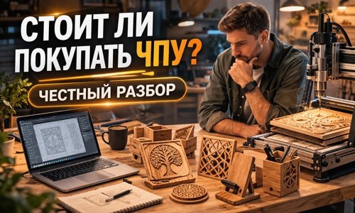 Стоит ли покупать ЧПУ станок для дома? Разбираем честно: можно ли заработать, почему у одних получается, а у других нет.