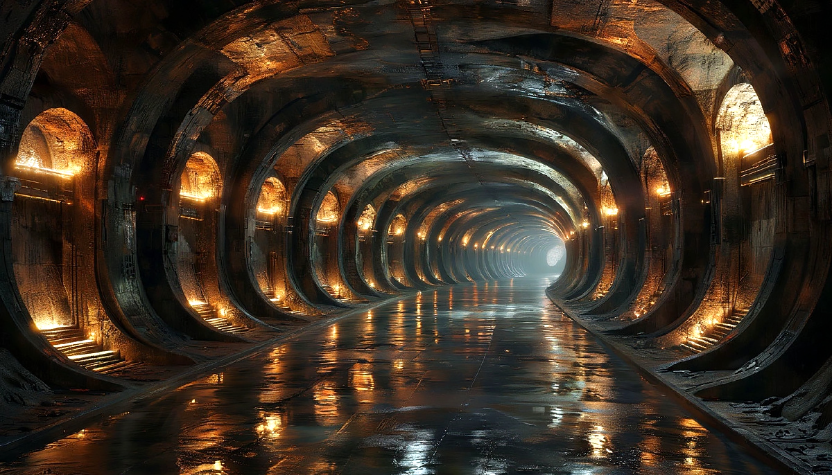 Огромные подземные сети бункеров и туннелей.