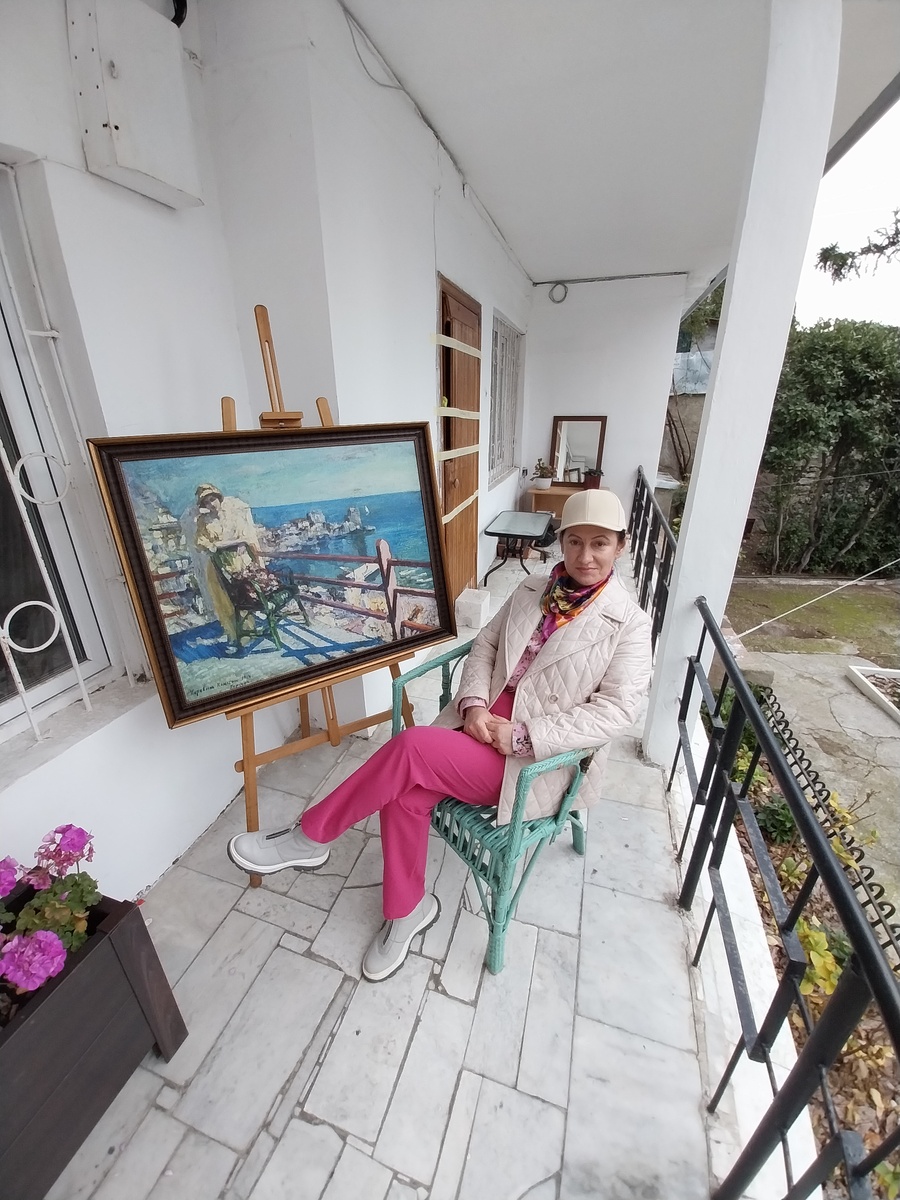 В недавно открытом после реставрации музее Коровина в Гурзуфе