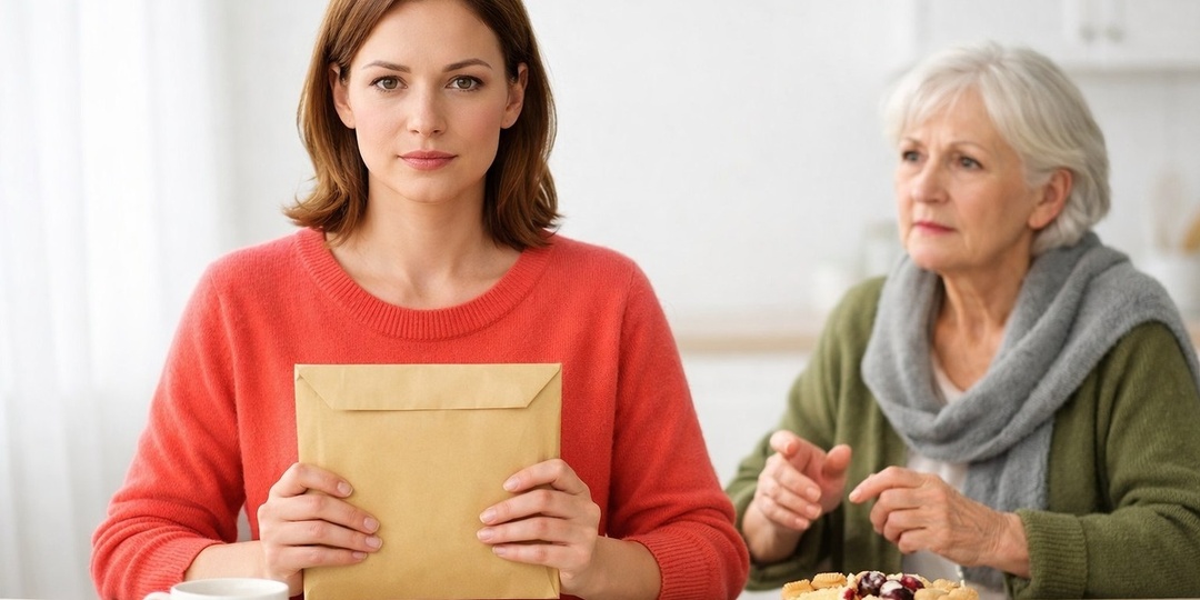 «Старалась, бедная», - вздохнула свекровь. Я молча вышла и вернулась с конвертом