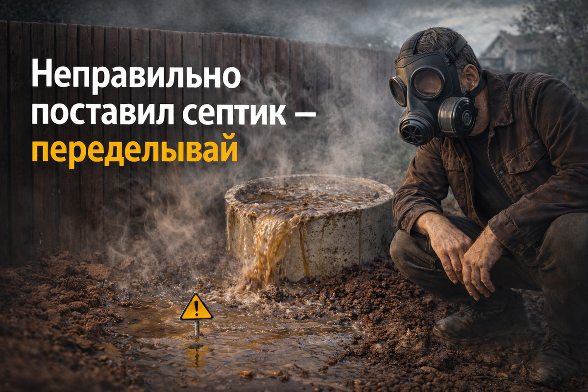 Сэкономил на септике — налетел на штраф