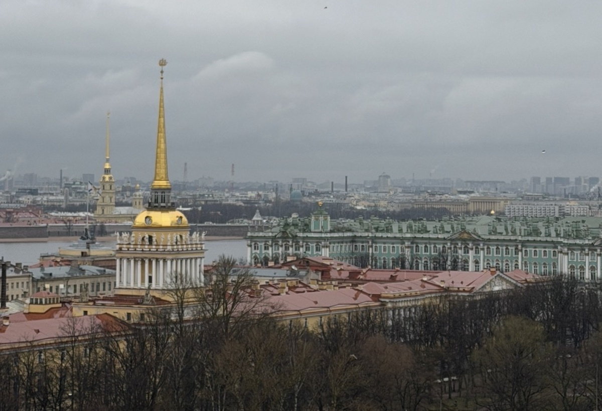 Вид с колоннады Исаакиевского собора