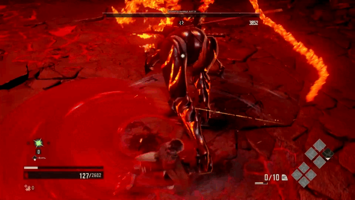 Gif картинка "Хранительница когтя потерпела поражение"