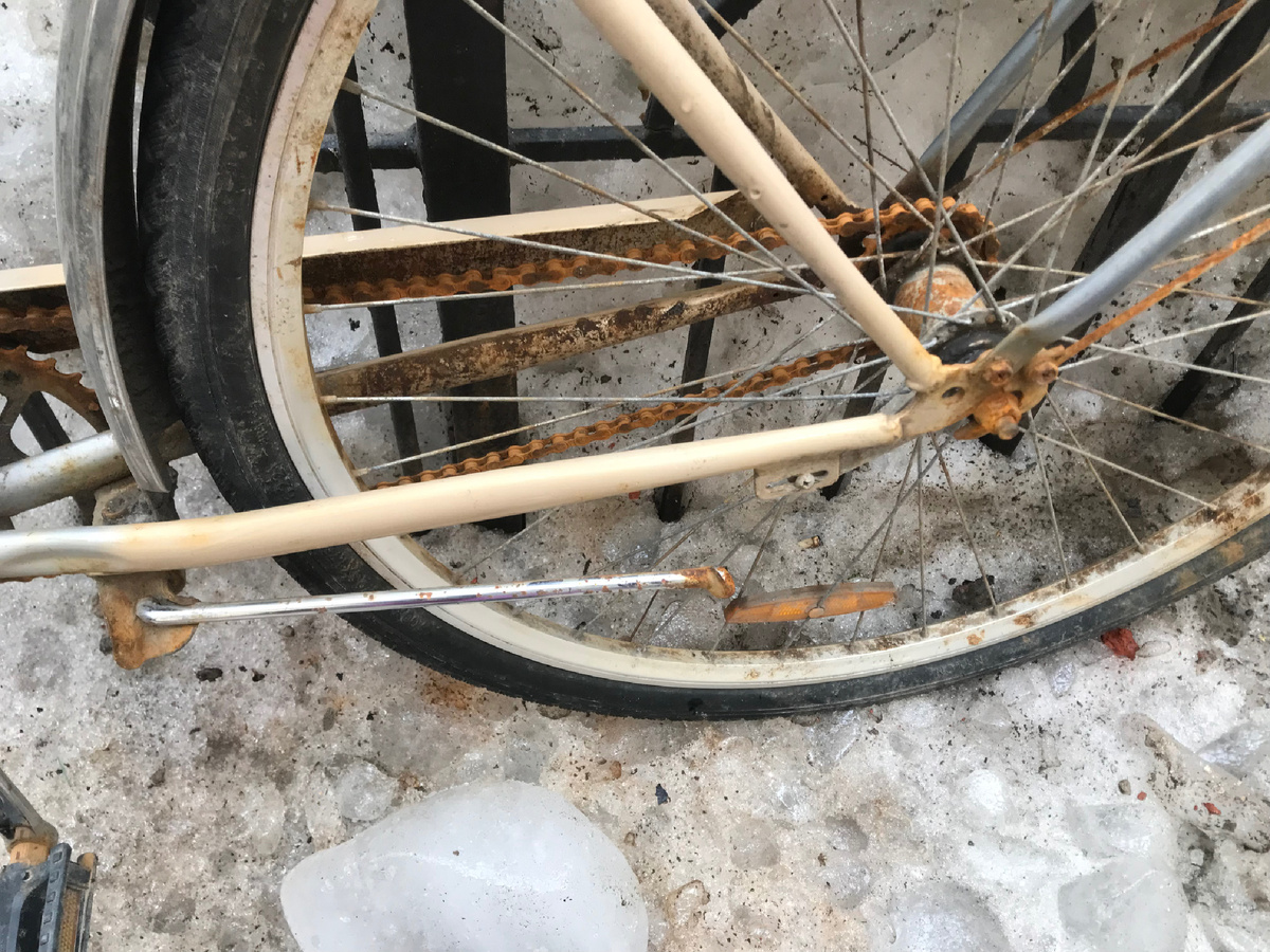 Уже зимой все проржавело