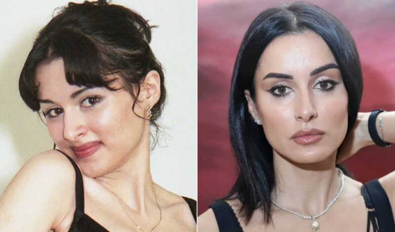    Тина Канделаки в молодости и сейчас.