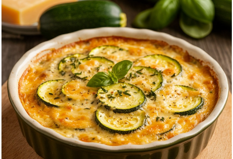 Запеканка из кабачков и сыра