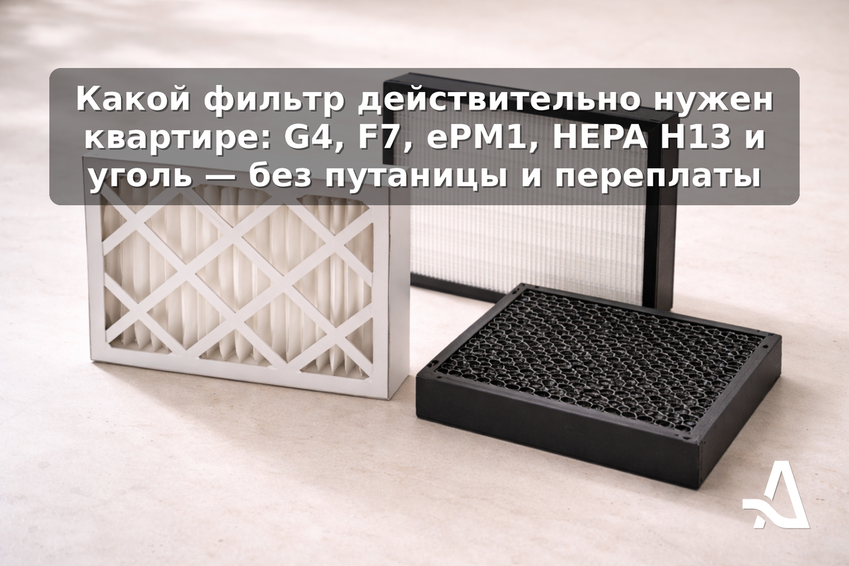 Один фильтр редко закрывает всё. Часто работает связка: пыль + запахи.
