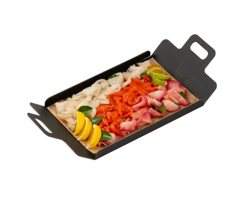 Рыбное ассорти (лосось с\с, черная треска с\с, филе клыкача маринованного в свекольном коньяке)