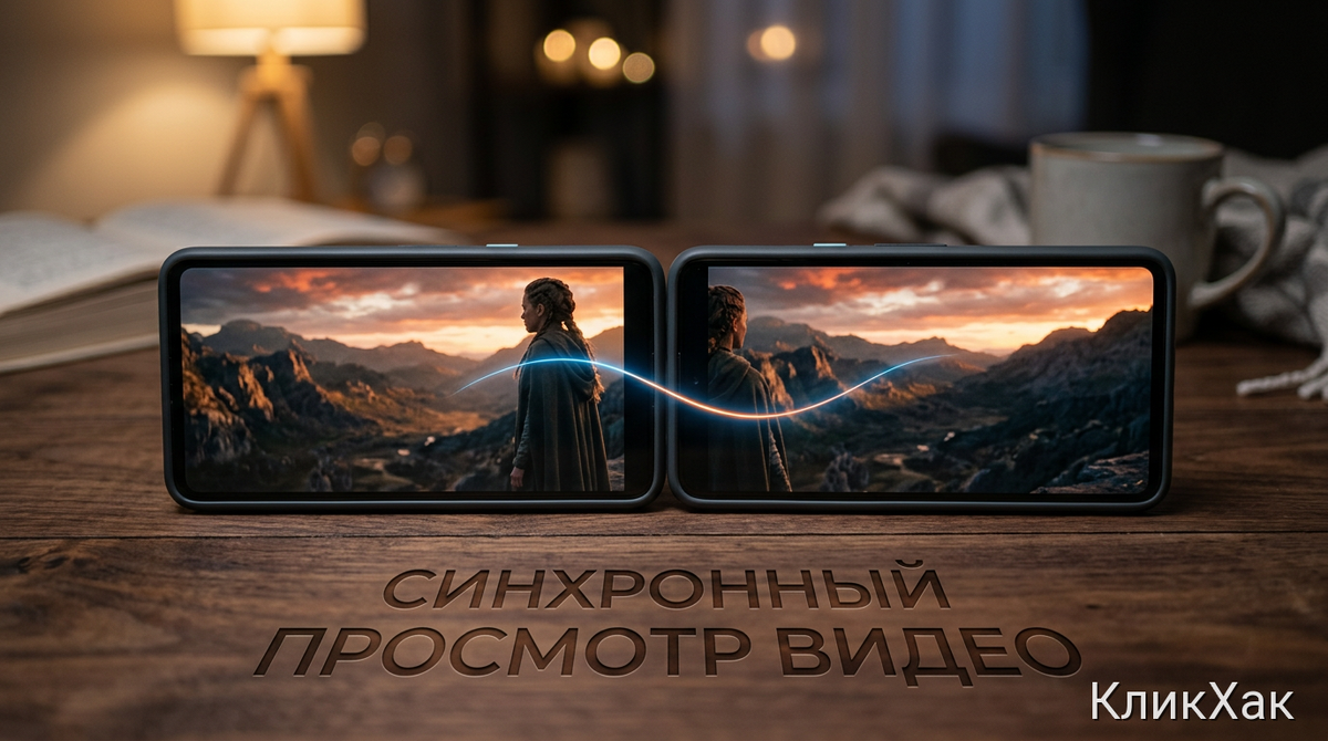 Один фильм на два экрана без задержек и лишних кнопок