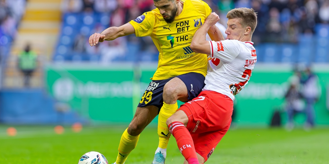 Переменная облачность. «Ростов» и «Спартак» в очном противостоянии не выявили победителя, сыграв вничью – 1:1