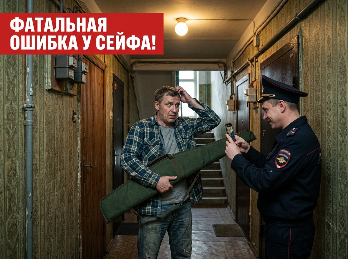 Хотел встретить проверяющих по-человечески, а в итоге сам, своими же руками, отдал себя под статью. Давайте разбираться, как излишнее гостеприимство уружейного сейфа оборачивается изъятием стволов и аннулированием лицензий