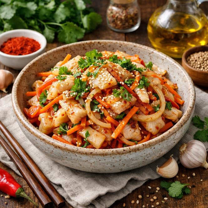 Рыба по-корейски (маринованная) рецепты от Дарики