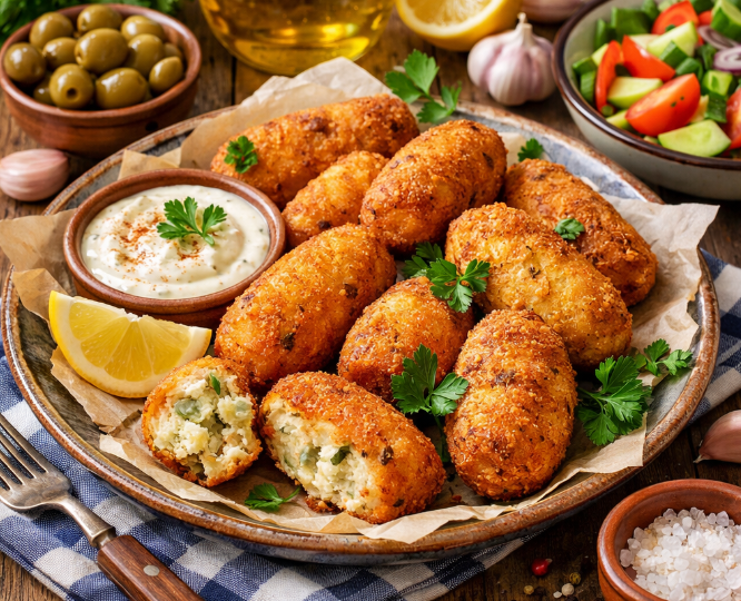 Рыбные крокеты