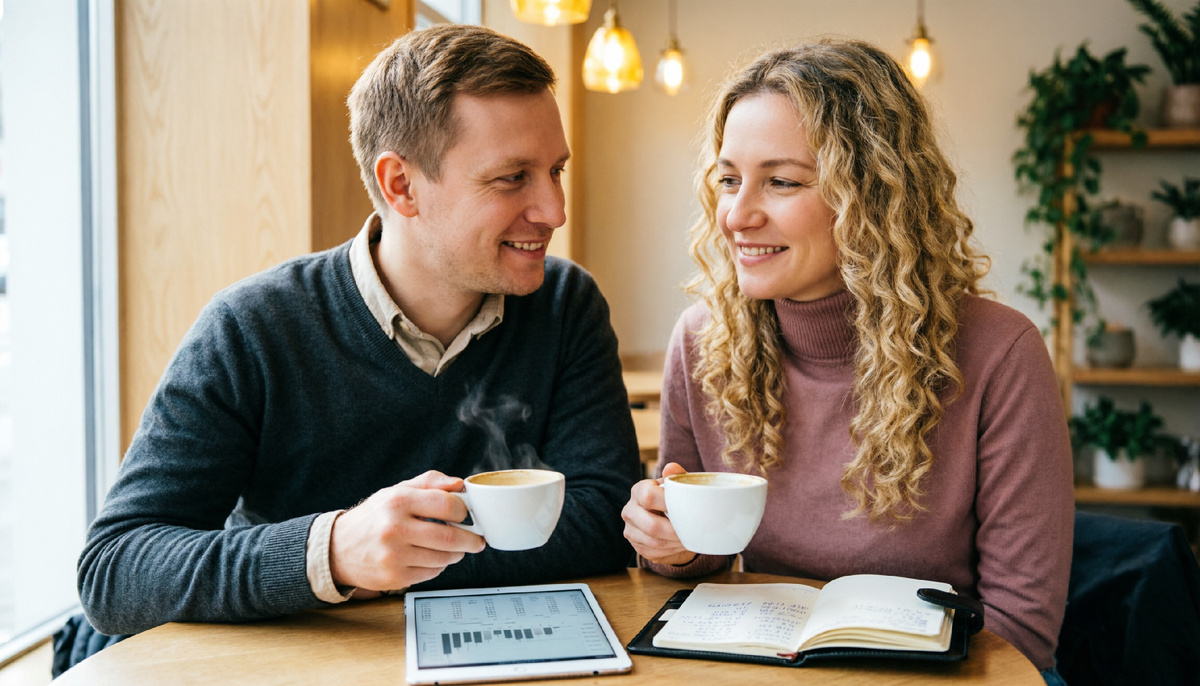 Чашка кофе и откровенность — лучшее начало для финансового диалога в отношениях